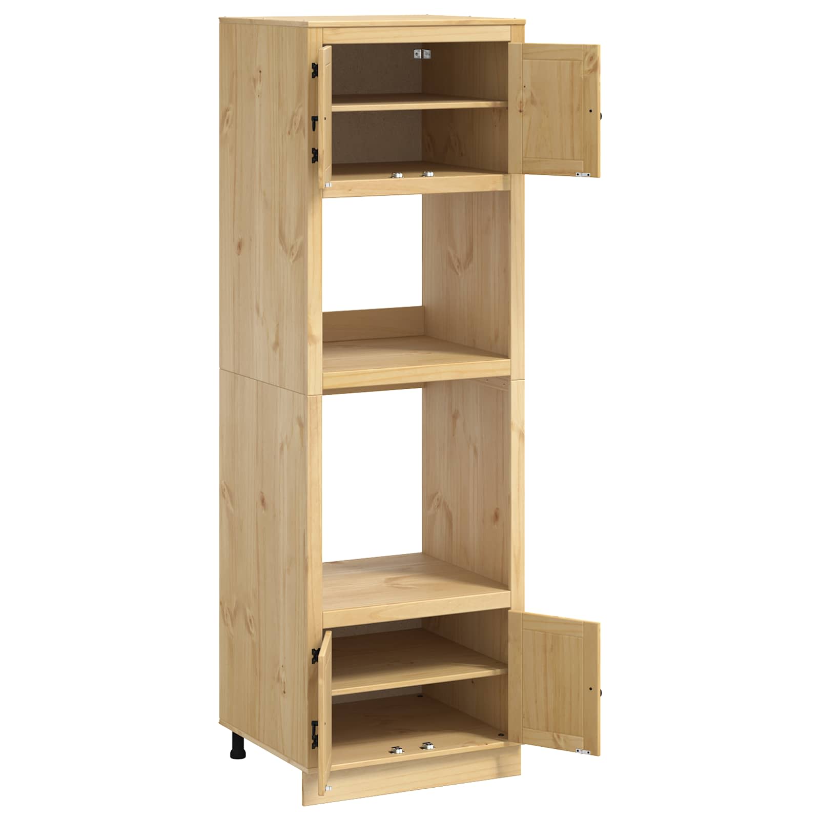 Armoire SKI Brun Miel 66 x 58 x 207 cm Pin massif - XIOS