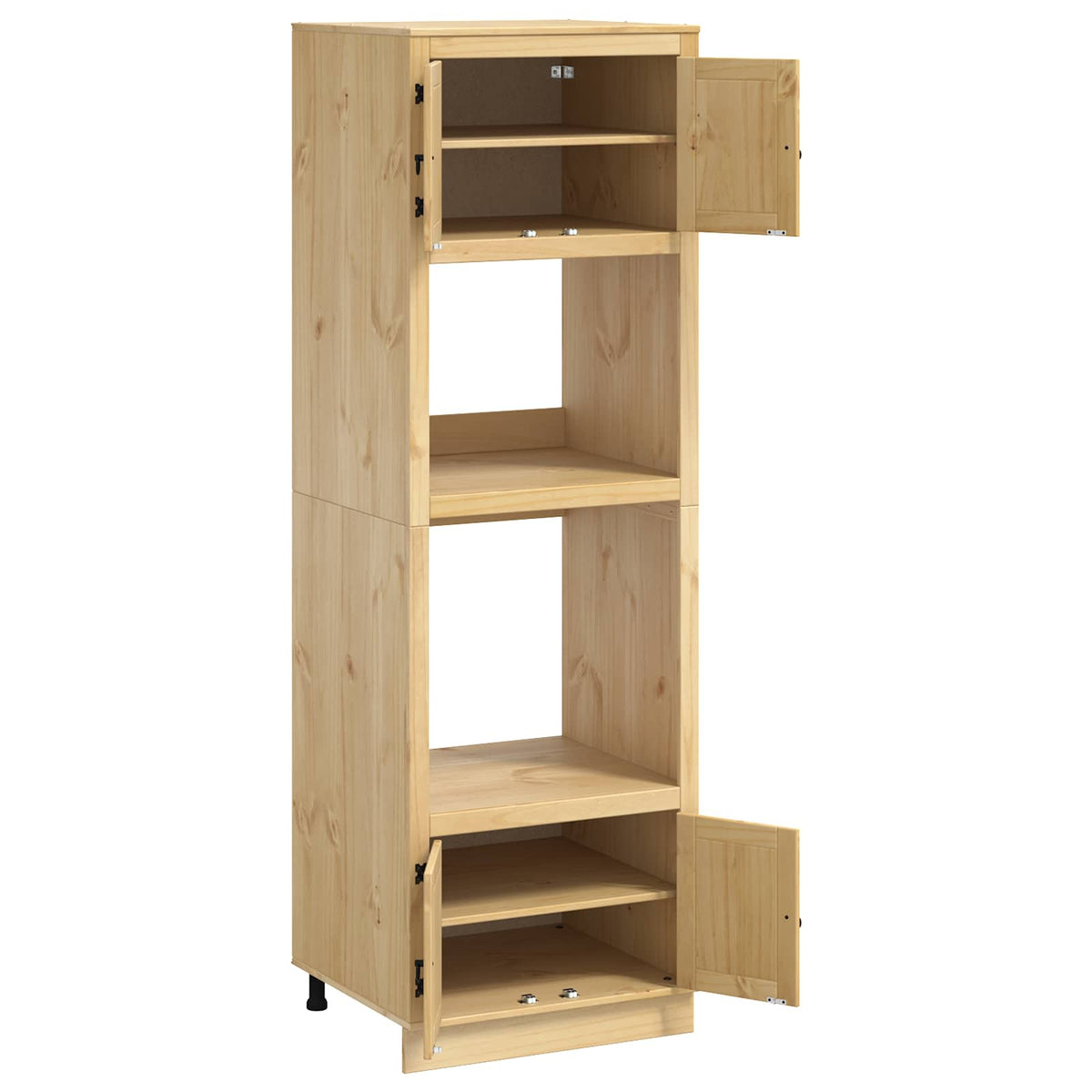 Armoire SKI Brun Miel 66 x 58 x 207 cm Pin massif