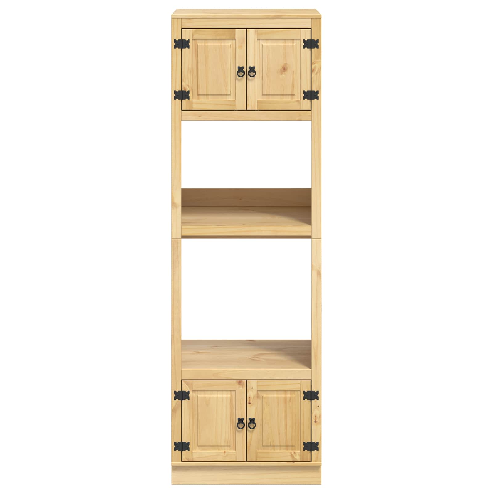 Armoire SKI Brun Miel 66 x 58 x 207 cm Pin massif - XIOS