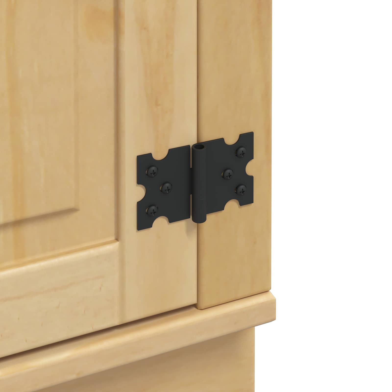 Armoire SKI Brun Miel 80 x 46 x 81 cm Pin massif - XIOS