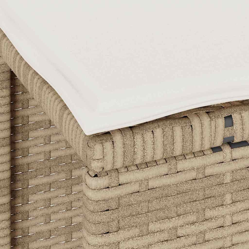Ensemble de salle à manger pour jardin Beige polyrotin - XIOS
