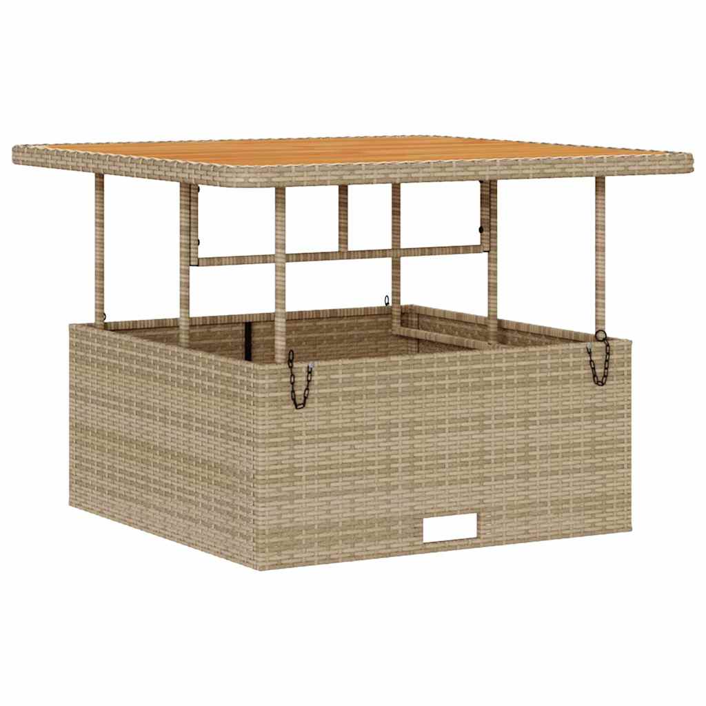 Ensemble de salle à manger pour jardin Beige polyrotin - XIOS