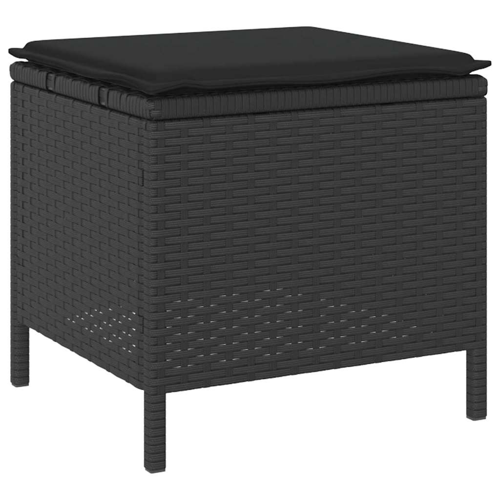 Ensemble de salle à manger pour jardin Noir polyrotin - XIOS