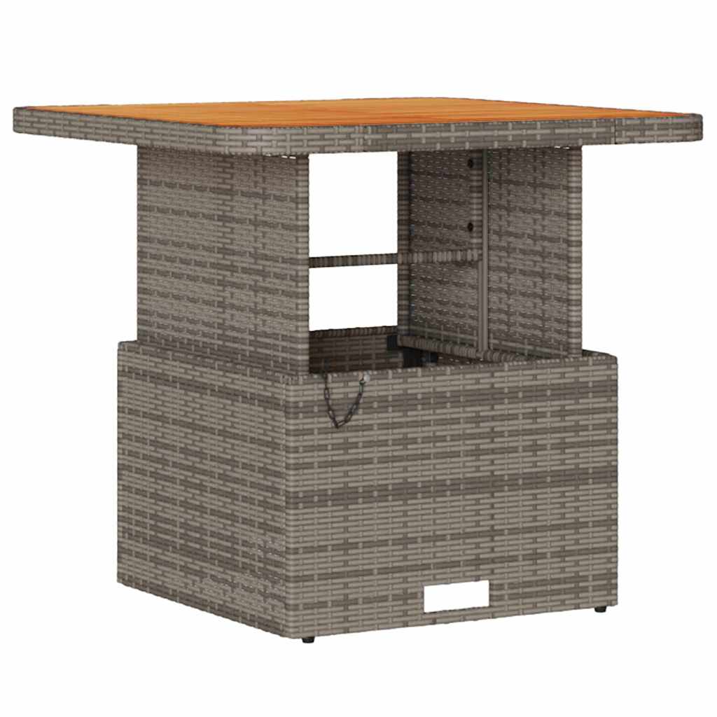 Ensemble de salle à manger pour jardin Gris polyrotin - XIOS