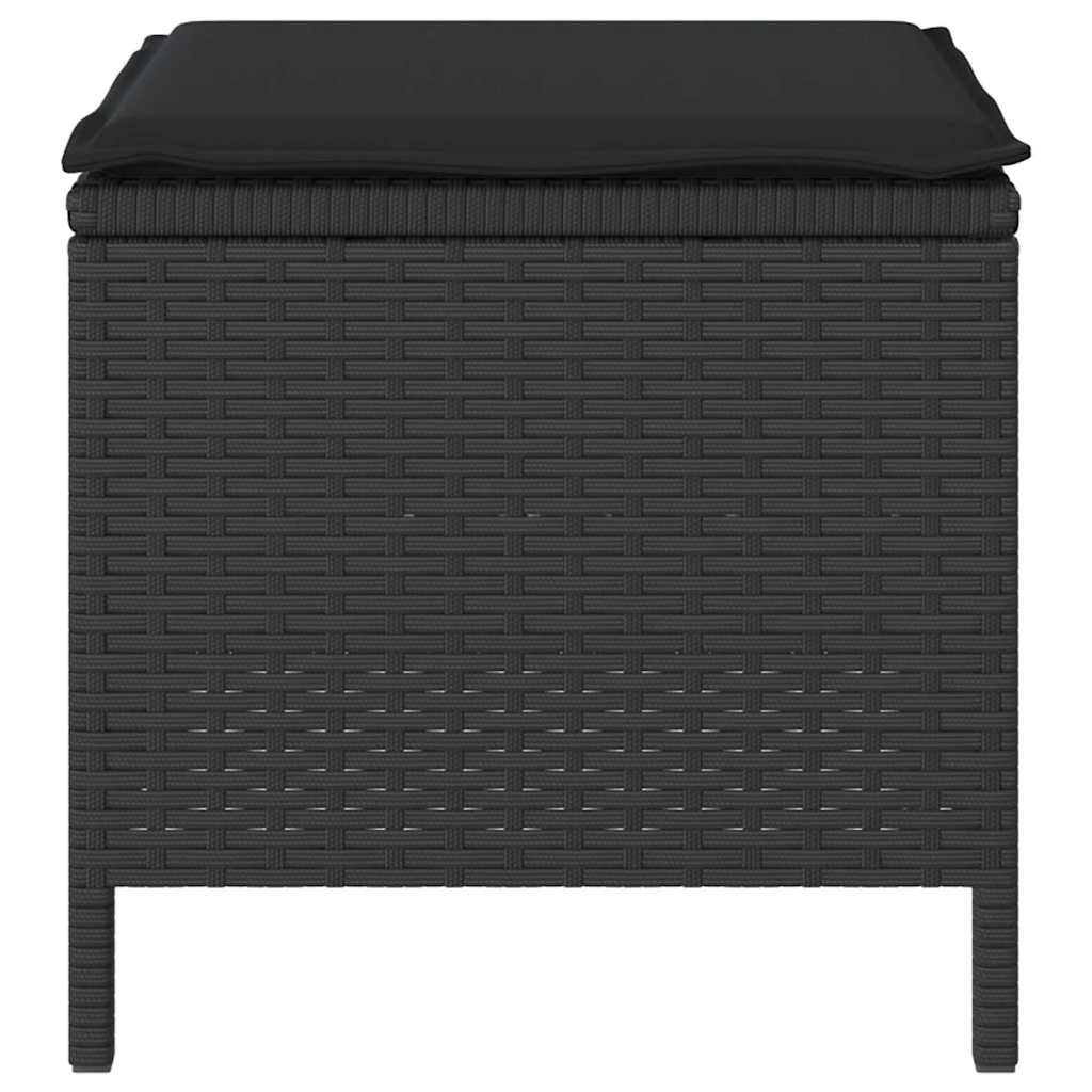 Ensemble de salle à manger pour jardin Noir polyrotin - XIOS