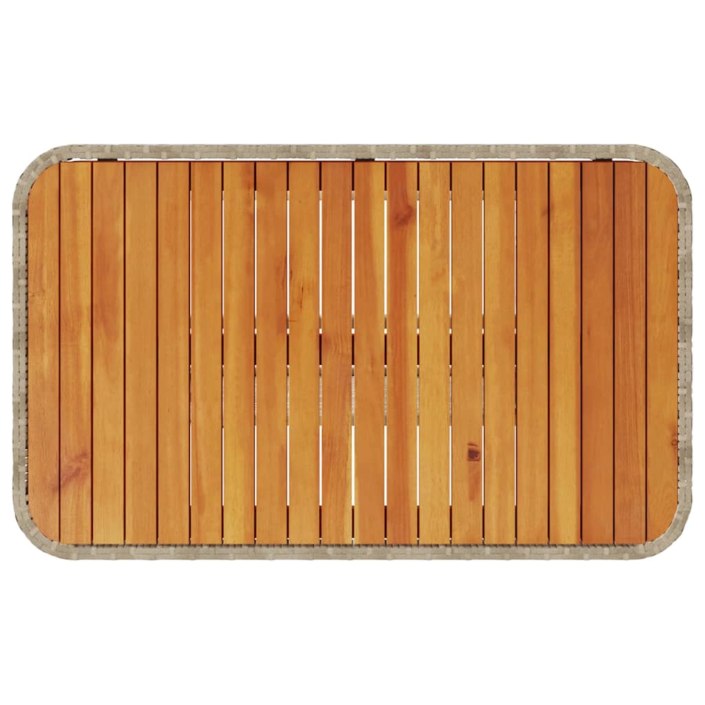 Ensemble de salle à manger pour jardin Beige polyrotin - XIOS