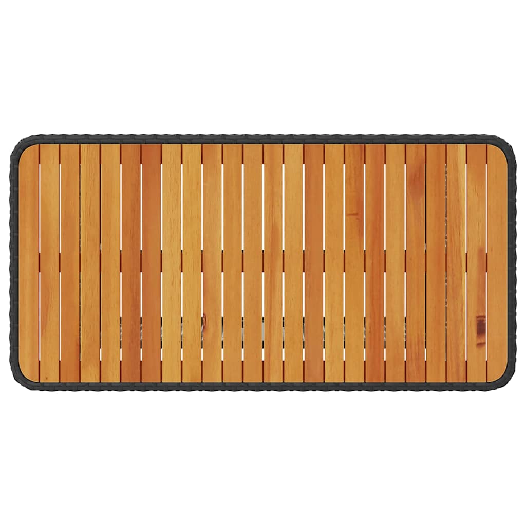 Ensemble de salle à manger pour jardin Noir polyrotin - XIOS