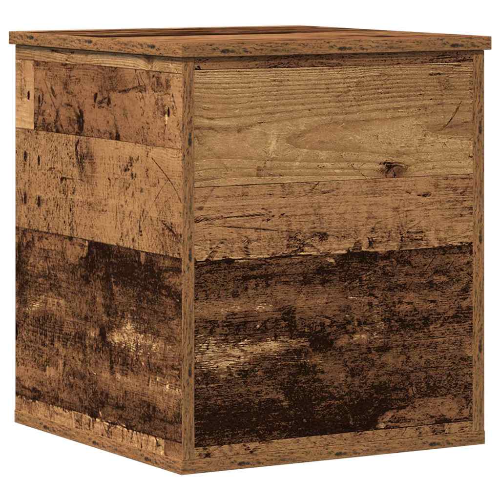 Boîte de Rangement avec stockage Bois Ancien 40 x 42 x 46 cm