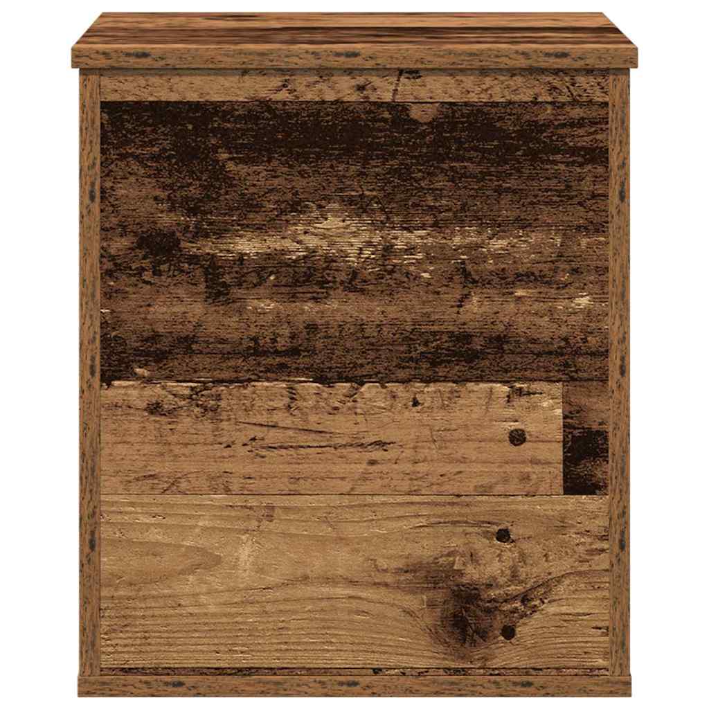 Boîte de Rangement avec stockage Bois Ancien 40 x 42 x 46 cm