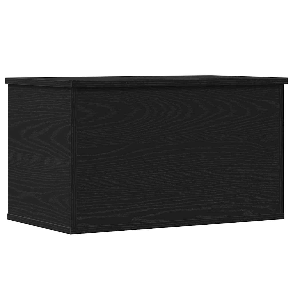 Boîte de Rangement Chêne noir 60 x 35 x 35 cm Bois d'ingénierie