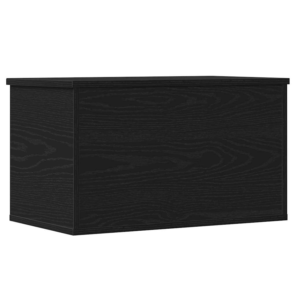 Boîte de Rangement Chêne noir 60 x 35 x 35 cm Bois d'ingénierie