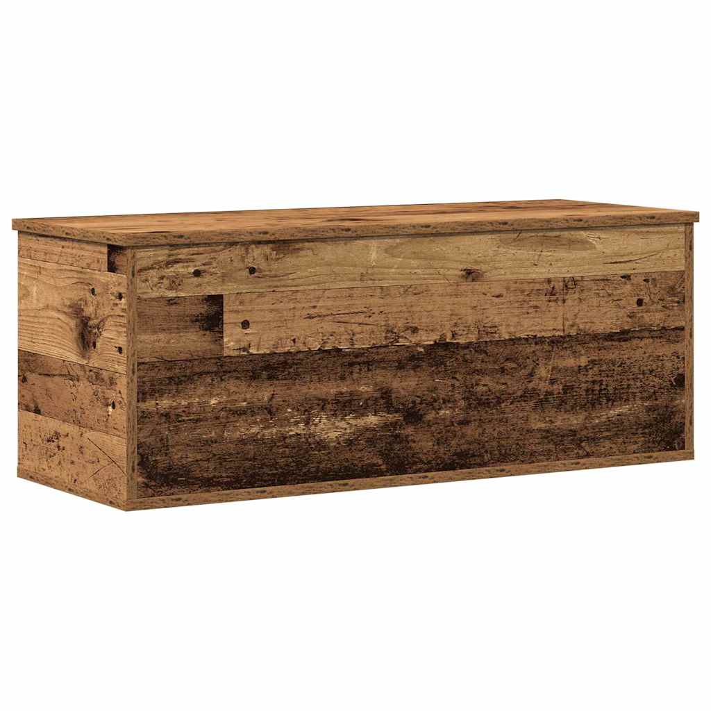 Boîte de Rangement avec stockage Bois Ancien 90 x 35 x 35 cm - XIOS