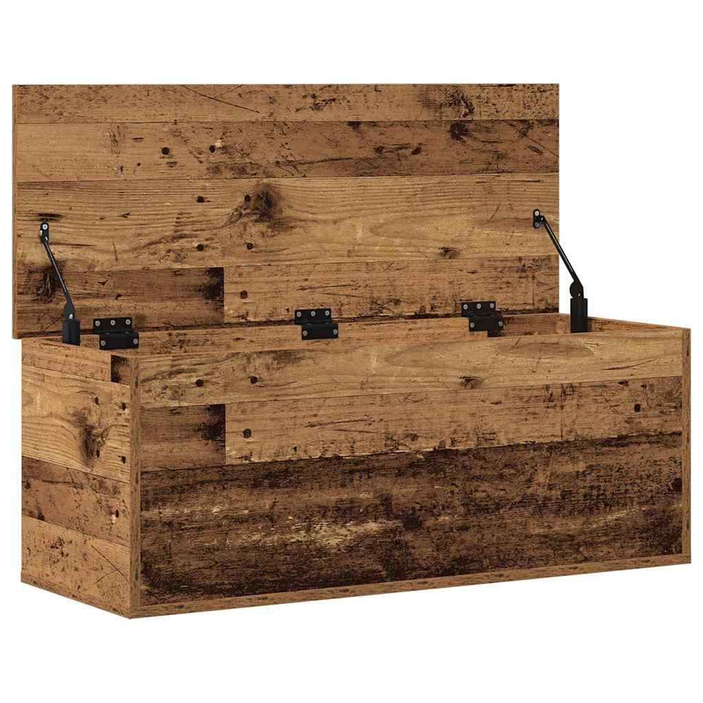 Boîte de Rangement avec stockage Bois Ancien 90 x 35 x 35 cm