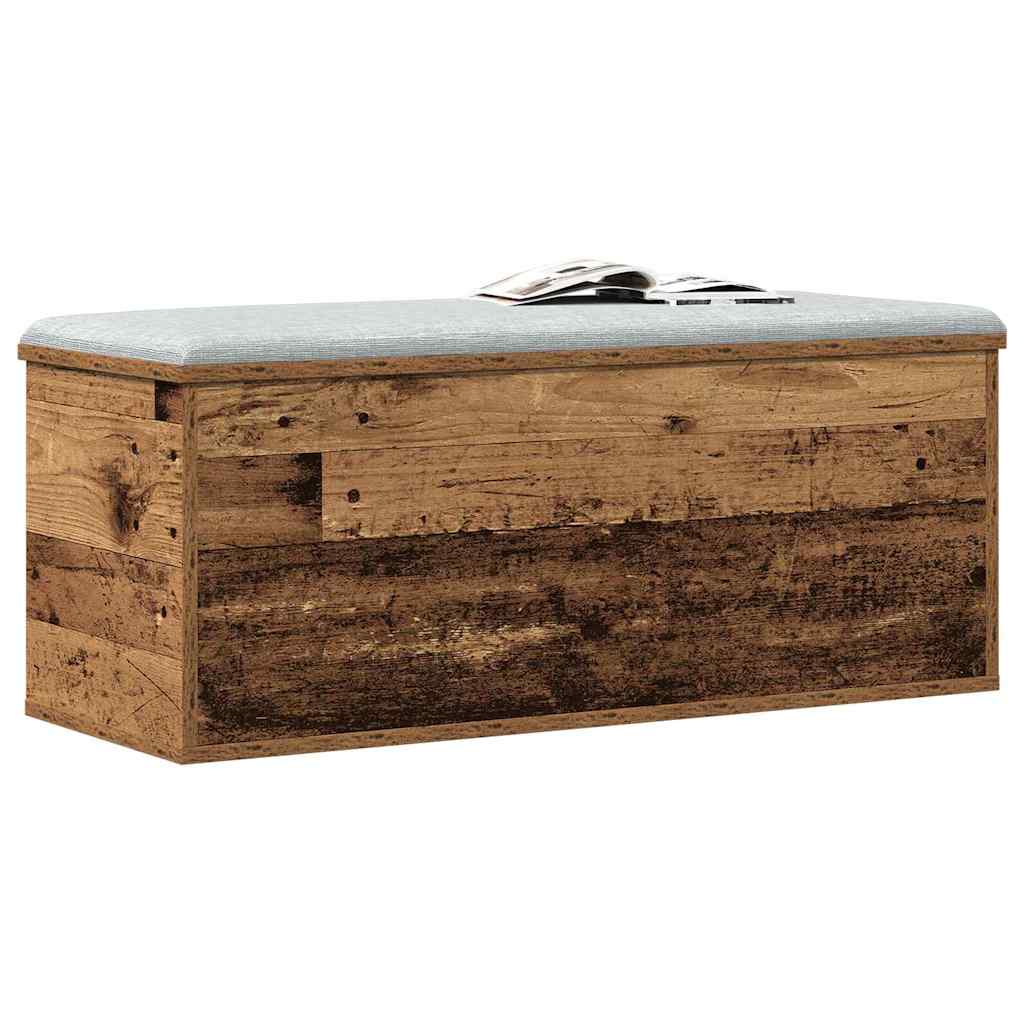 Boîte de Rangement avec stockage Bois Ancien 90 x 35 x 35 cm