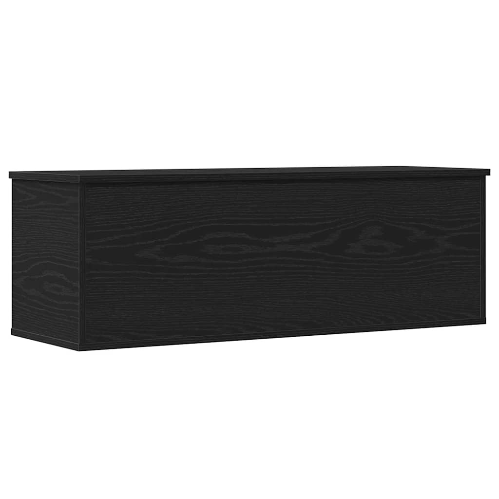 Boîte de Rangement avec stockage Chêne noir 102 x 35 x 35 cm
