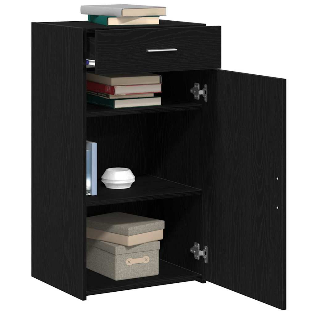Buffet Chêne noir 50 x 42,5 x 93 cm Bois d'ingénierie - XIOS