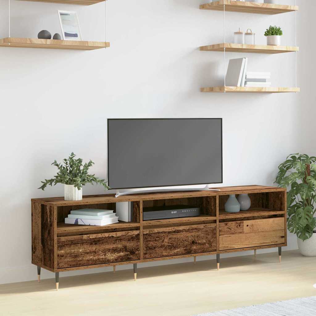 Meuble TV Bois Ancien 150 x 30 x 45 cm Bois d'ingénierie