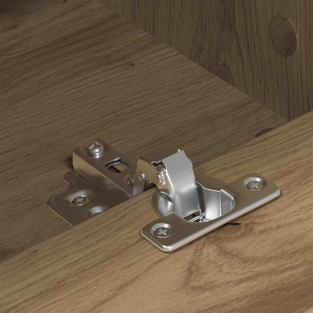 Meuble TV Chêne artisanal 150 x 30 x 45 cm Bois d'ingénierie - XIOS