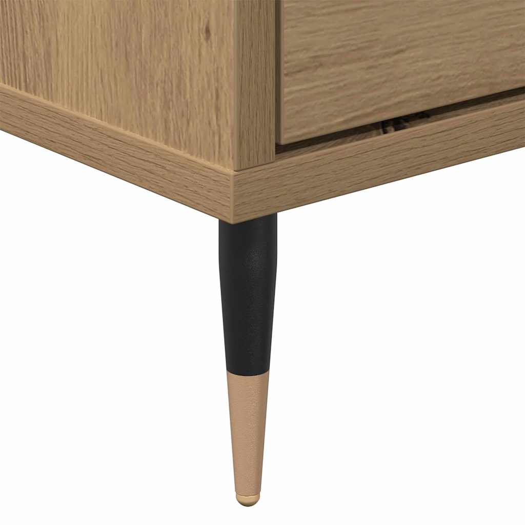 Meuble TV Chêne artisanal 150 x 30 x 45 cm Bois d'ingénierie - XIOS