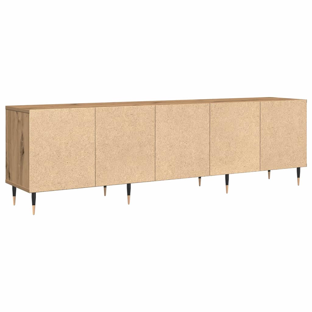 Meuble TV Chêne artisanal 150 x 30 x 45 cm Bois d'ingénierie - XIOS