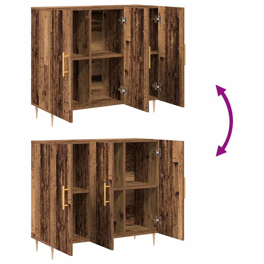 Buffet Bois ancien 90 x 34 x 80 cm Bois d'ingénierie - XIOS