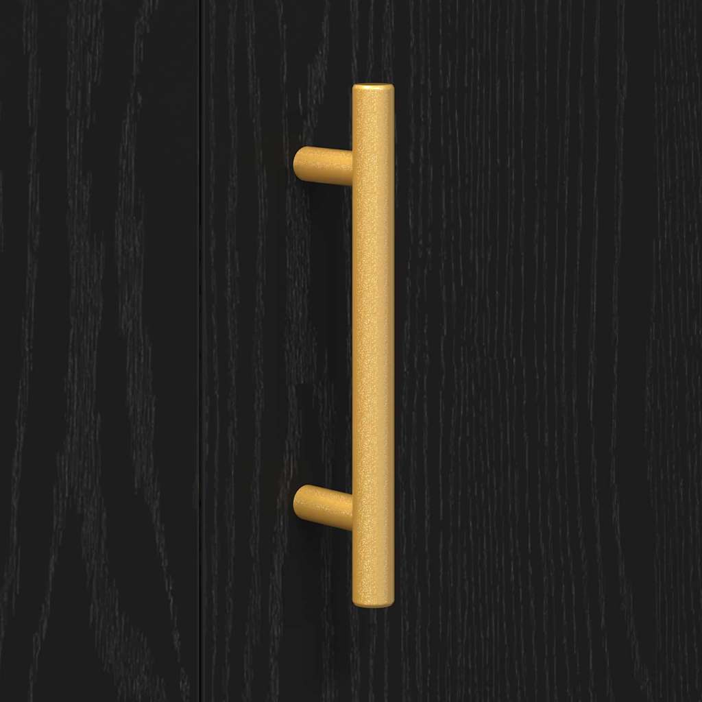 Buffet Chêne noir 90 x 34 x 80 cm Bois d'ingénierie - XIOS