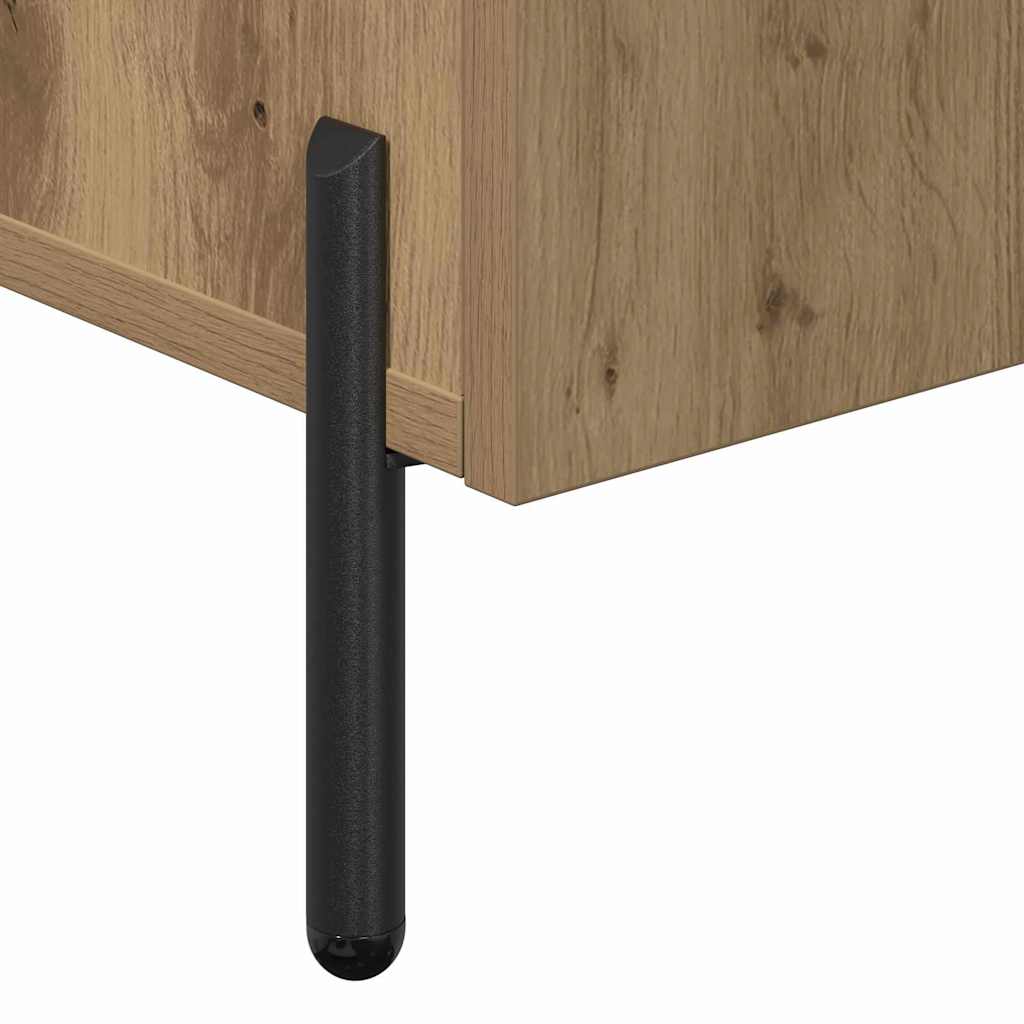 Buffet chêne artisanal 90 x 34 x 80 cm Bois d'ingénierie - XIOS