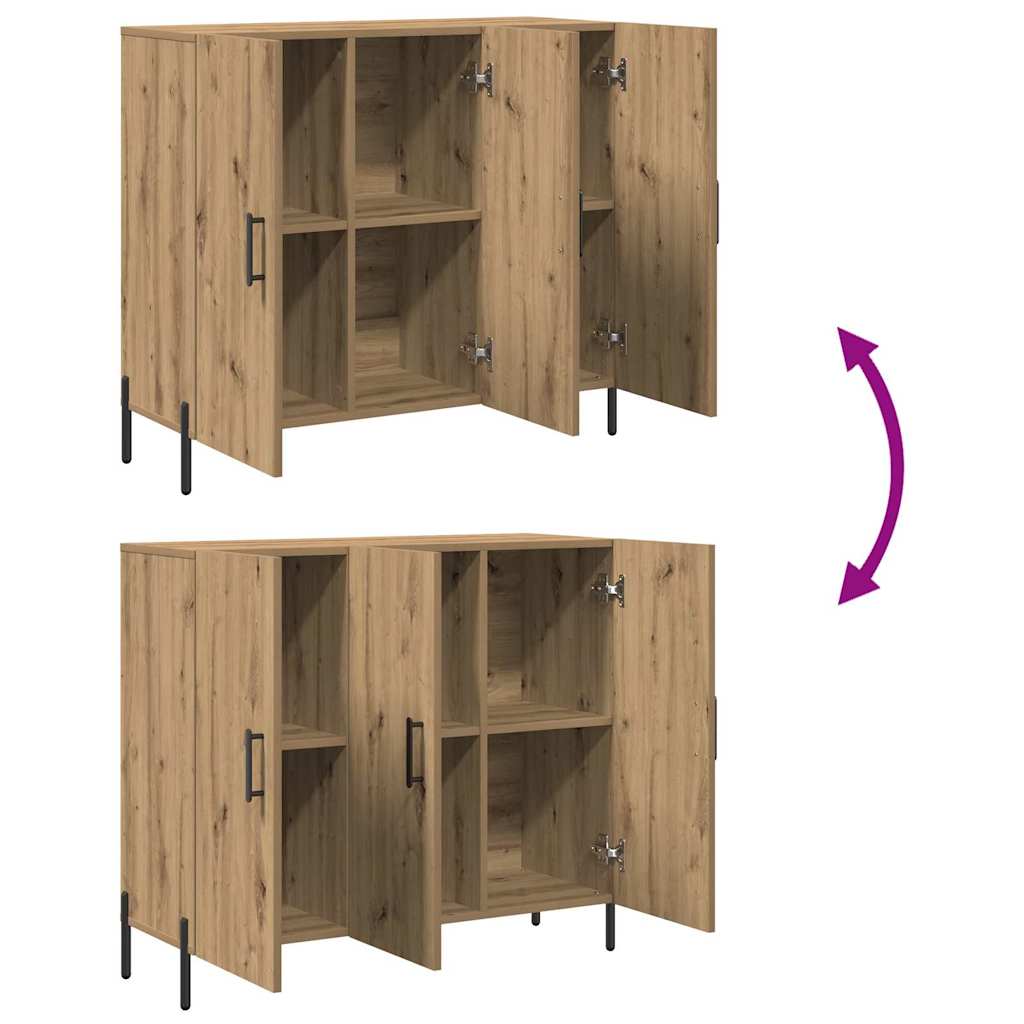Buffet Chêne artisanal 90 x 34 x 80 cm Bois d'ingénierie - XIOS