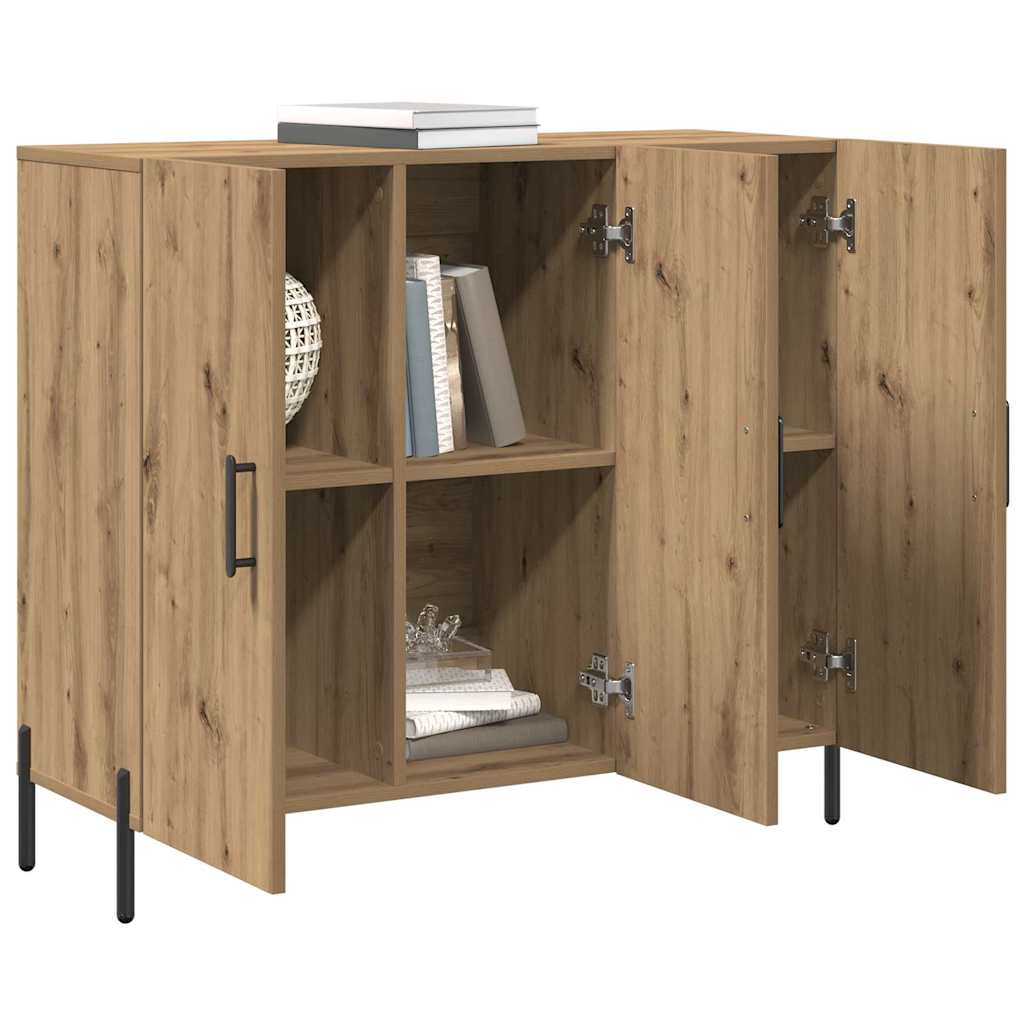 Buffet Chêne artisanal 90 x 34 x 80 cm Bois d'ingénierie - XIOS