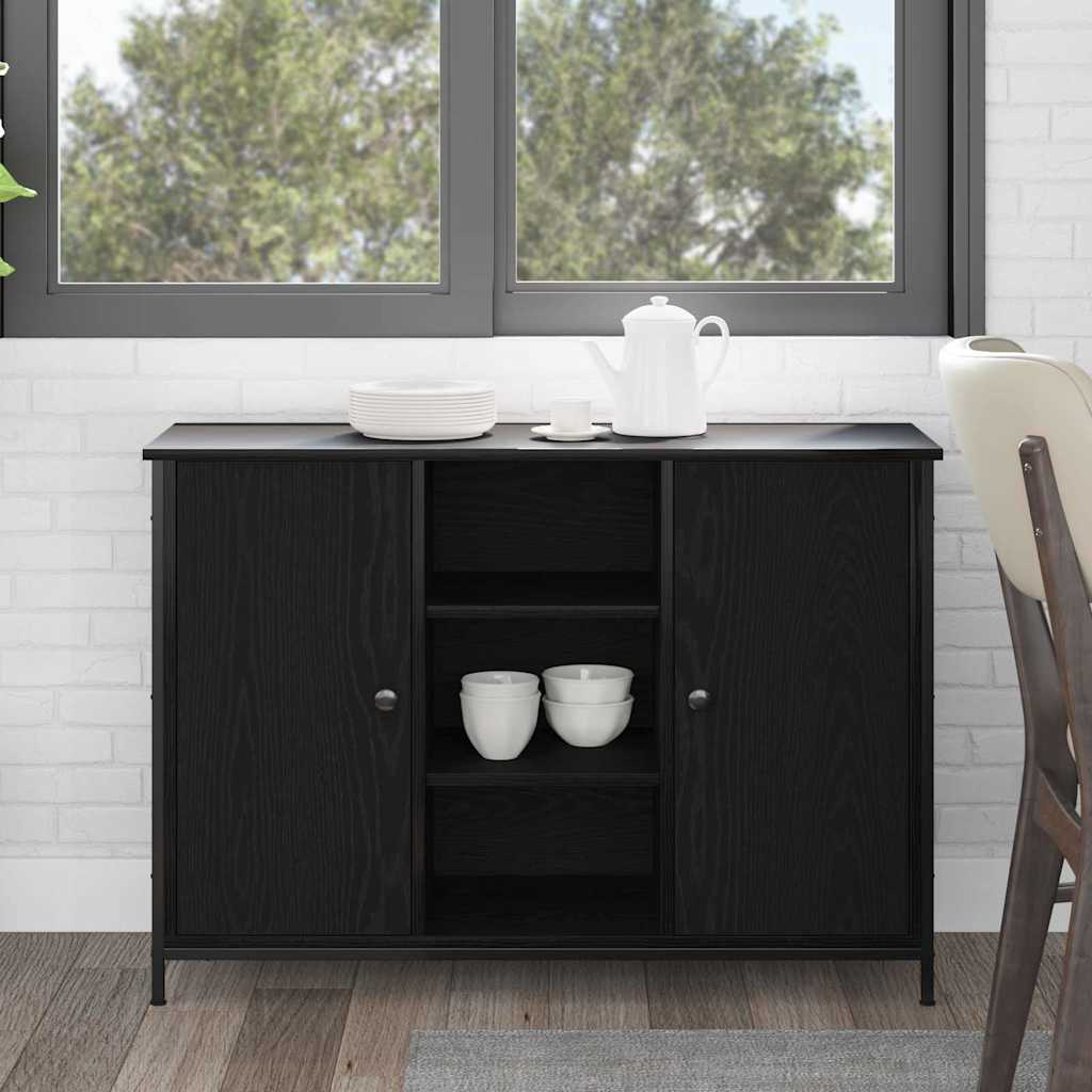 Buffet Chêne noir 100 x 35 x 70 cm Bois d'ingénierie - XIOS