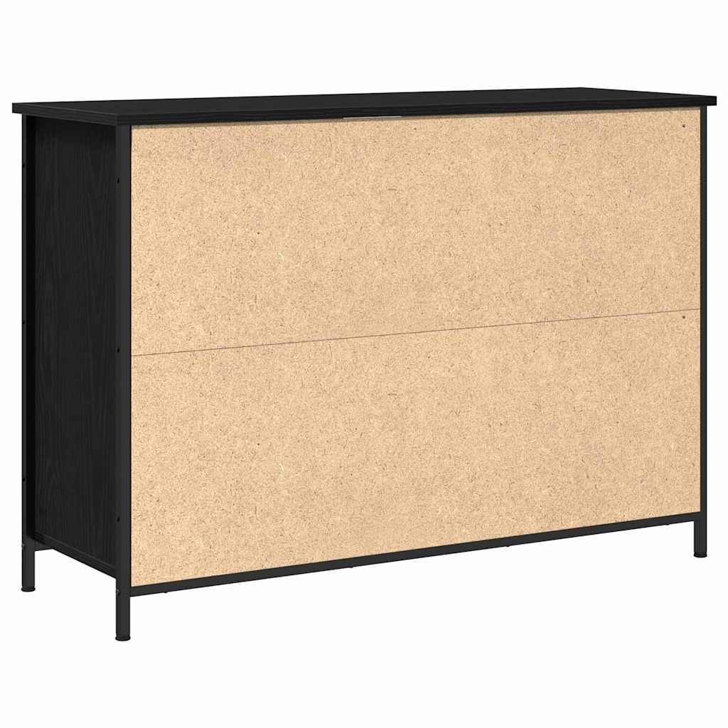 Buffet Chêne noir 100 x 35 x 70 cm - XIOS