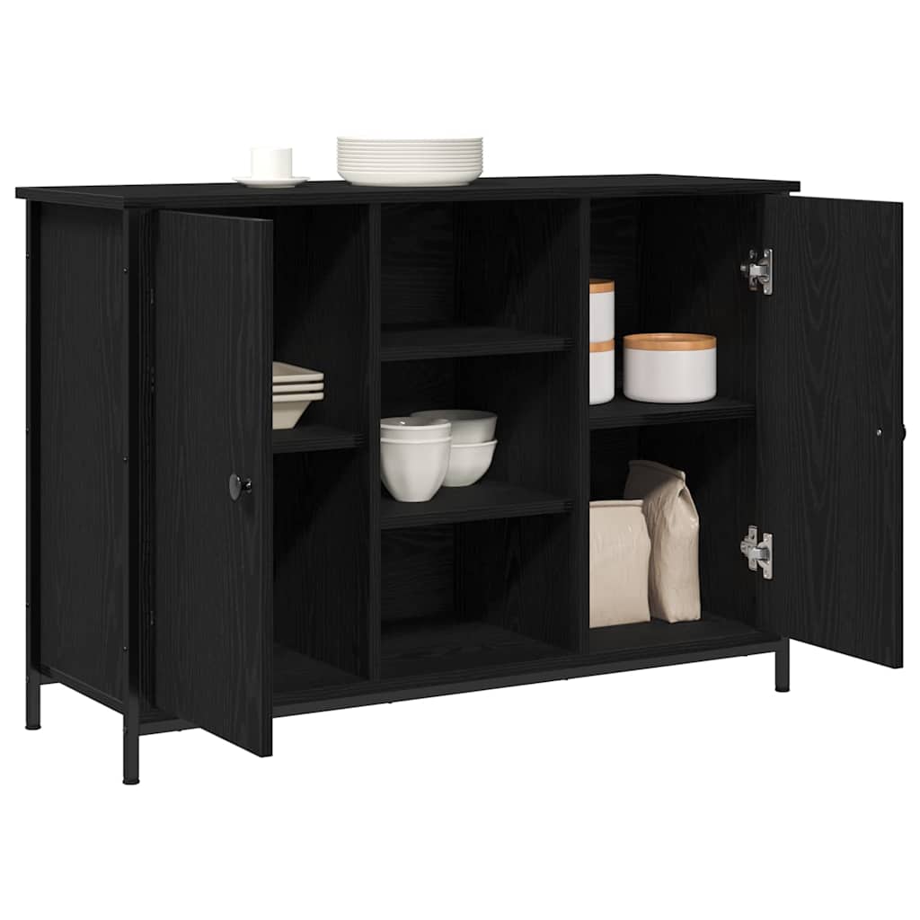 Buffet Chêne noir 100 x 35 x 70 cm - XIOS