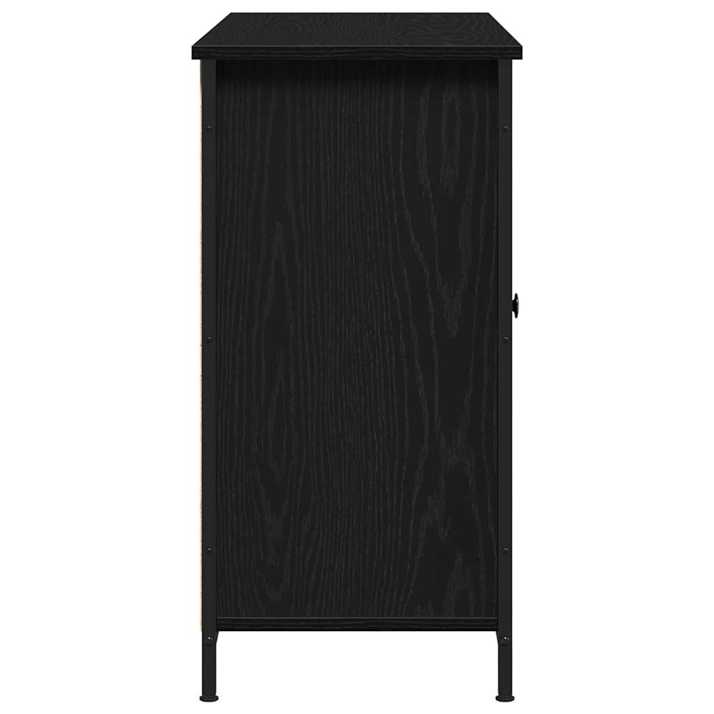 Buffet Chêne noir 100 x 35 x 70 cm Bois d'ingénierie - XIOS
