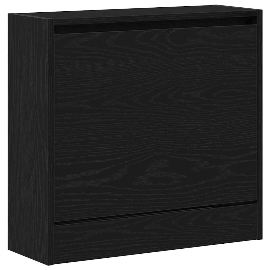 Armoire à chaussures avec stockage Chêne noir 60 x 21 x 57 cm - XIOS