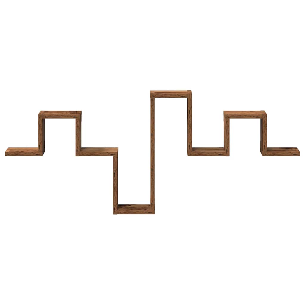 Étagère Murale Montage mural Bois ancien 104,5 x 43 x 10 cm - XIOS