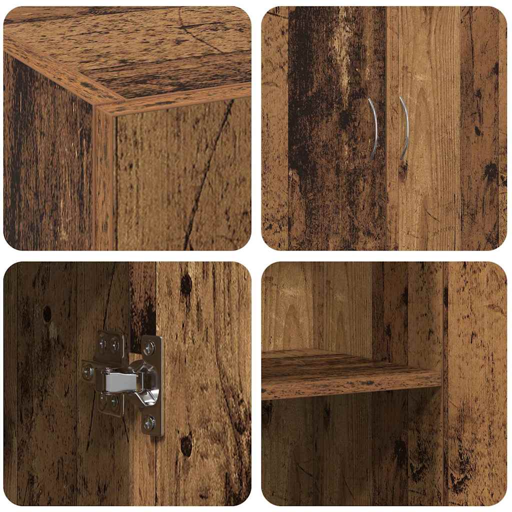 Cabinet de Bureau Bois ancien 60 x 32 x 77.5 Bois d'ingénierie - XIOS