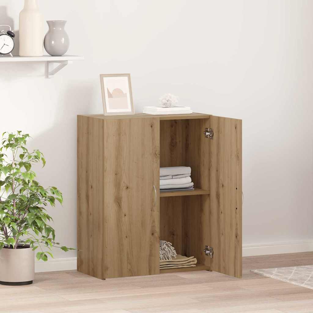 Cabinet de Bureau avec étagère chêne artisanal 60 x 32 x 77.5 - XIOS