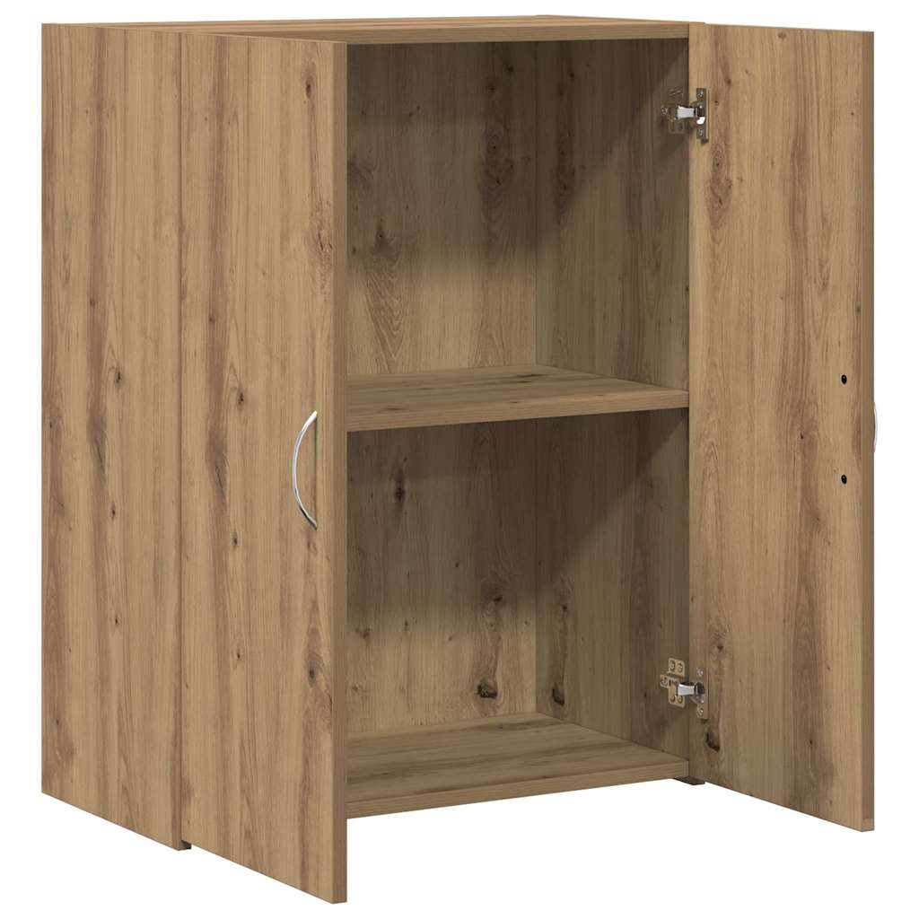 Cabinet de Bureau avec étagère chêne artisanal 60 x 32 x 77.5 - XIOS
