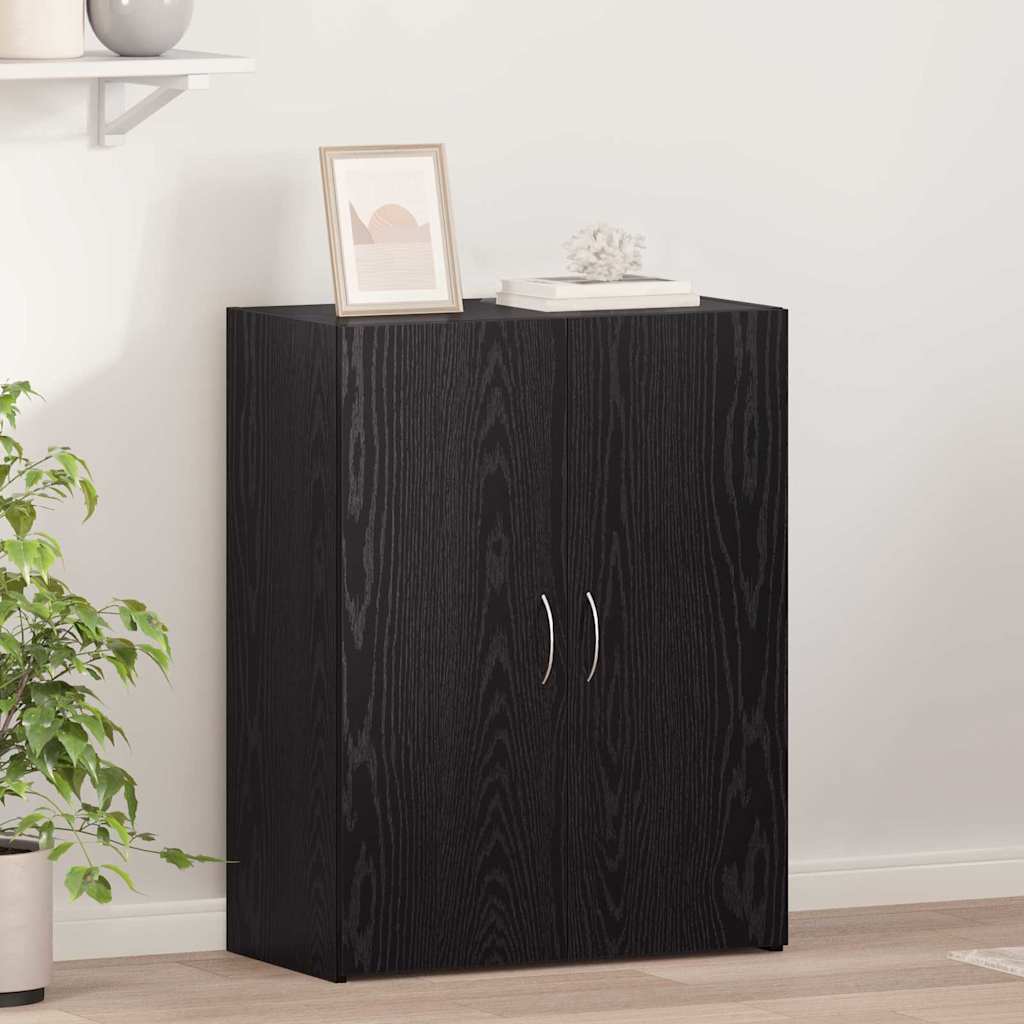 Cabinet de Bureau Chêne noir 60 x 32 x 77.5 Bois d'ingénierie - XIOS