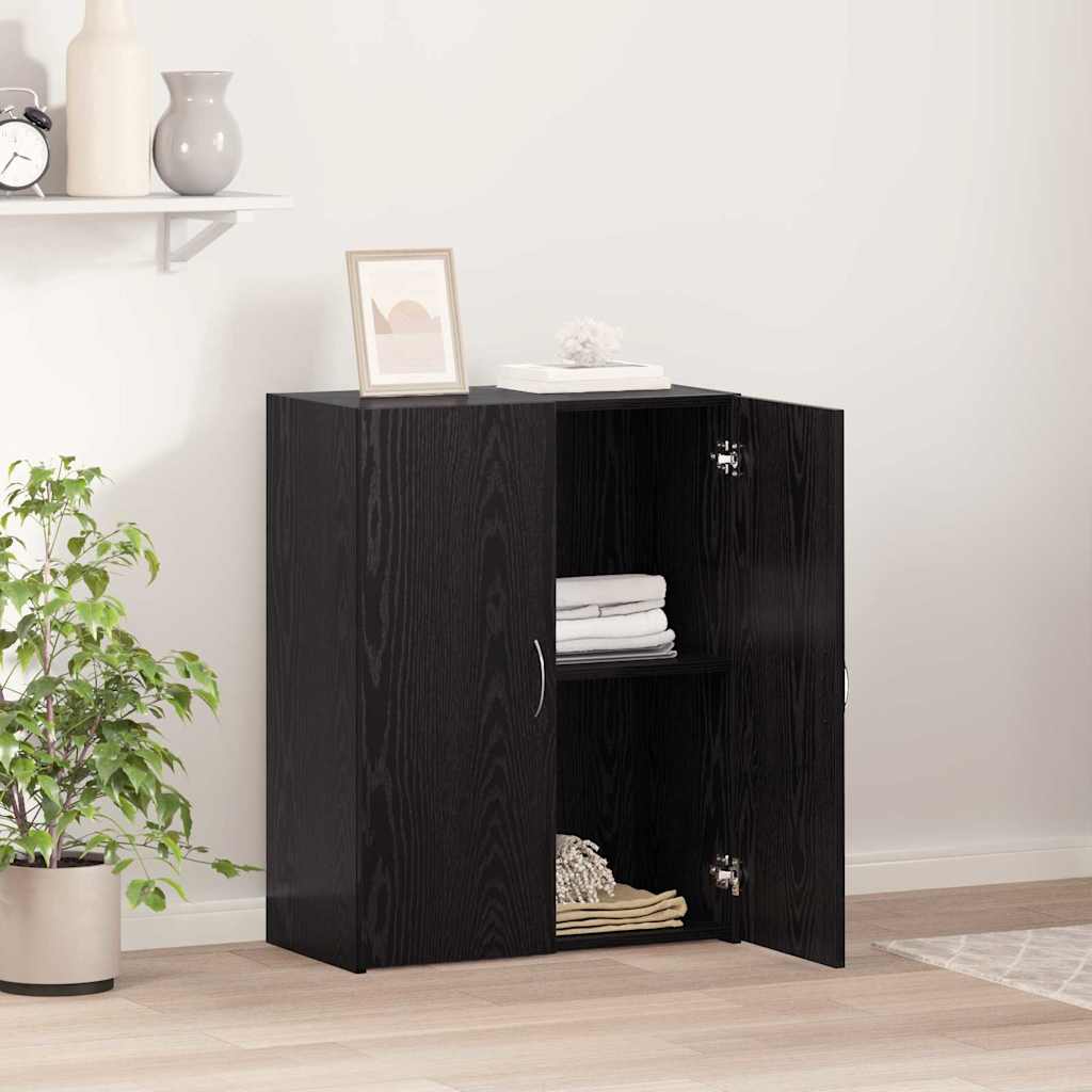 Cabinet de Bureau Chêne noir 60 x 32 x 77.5 Bois d'ingénierie - XIOS