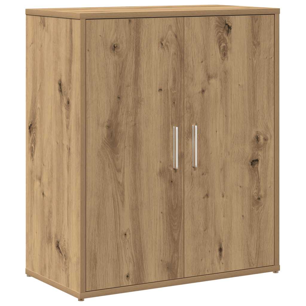 Buffet en chêne massif 60 x 31 x 70 cm bois d'ingénierie - XIOS