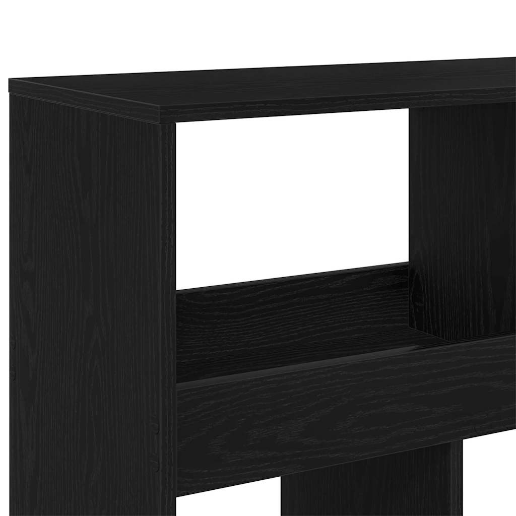 Bibliothèque 15 niveaux 100 x 33 x 187,5 cm Chêne noir