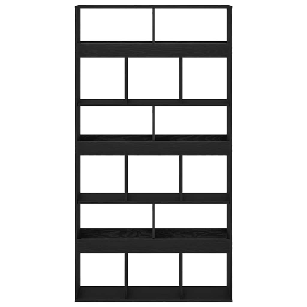 Bibliothèque Chêne noir 100 x 33 x 187,5 cm Bois d'ingénierie - XIOS