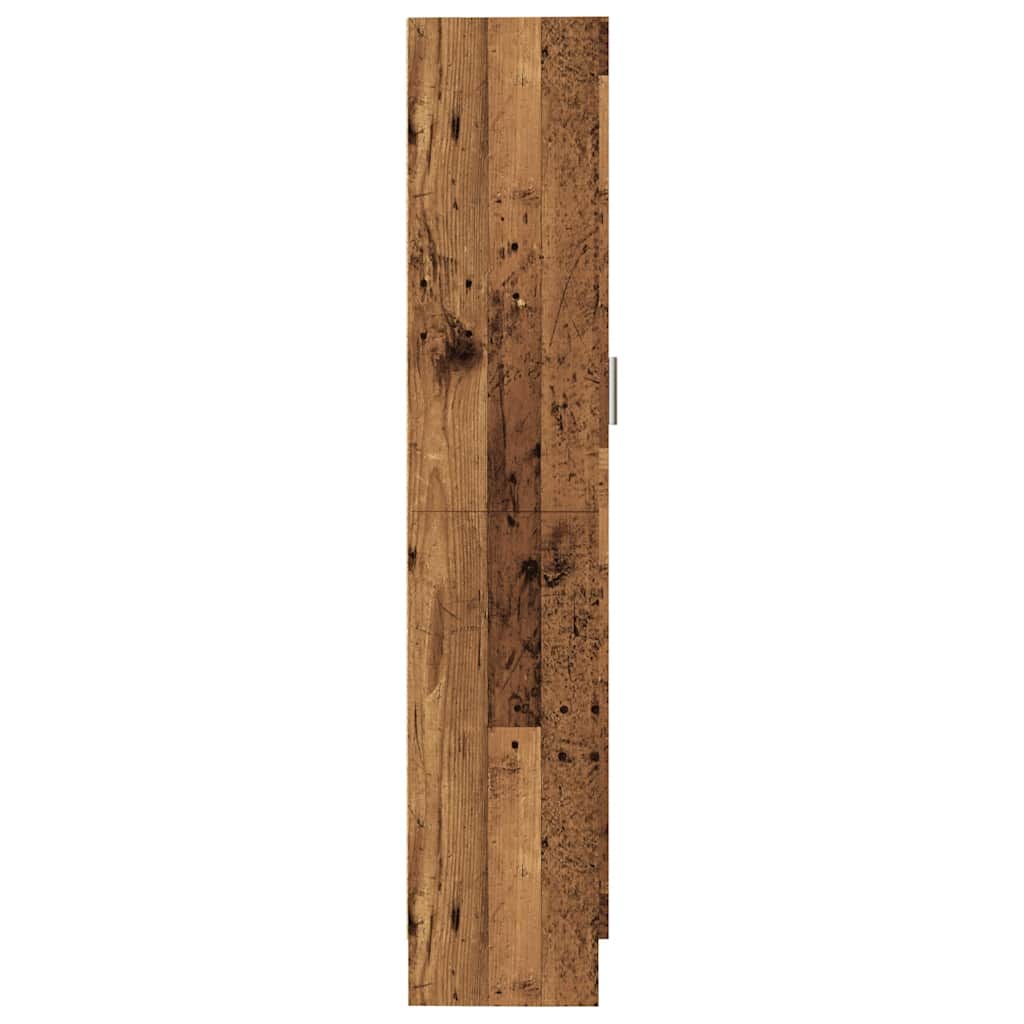 Bibliothèque vieux bois 82,5x30,5x150 cm bois d'ingénierie - XIOS