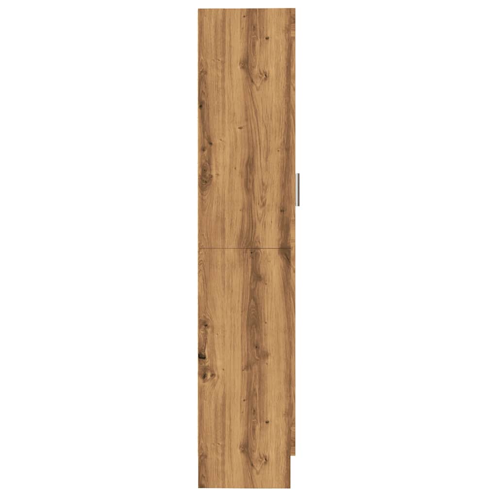 Bibliothèque chêne artisanal 82,5x30,5x150 cm bois d'ingénierie - XIOS