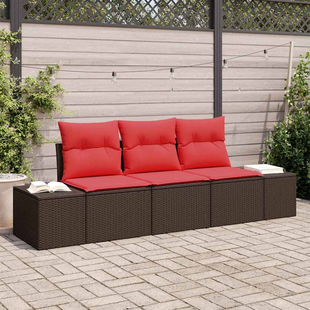 Ensemble de Canapés 3 pc Marron polyrotin