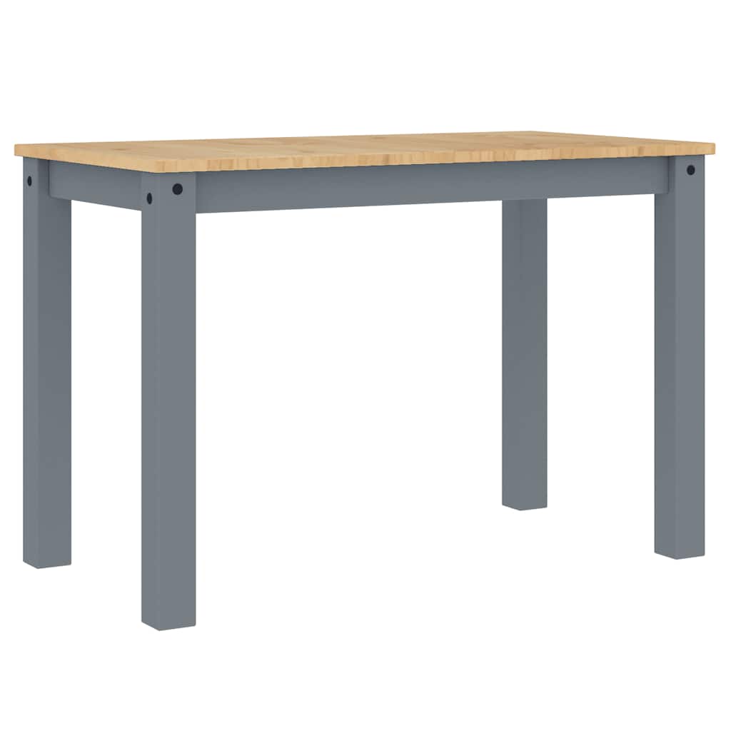 Ensemble à manger PANAMA 4 pcs gris bois de pin massif - XIOS