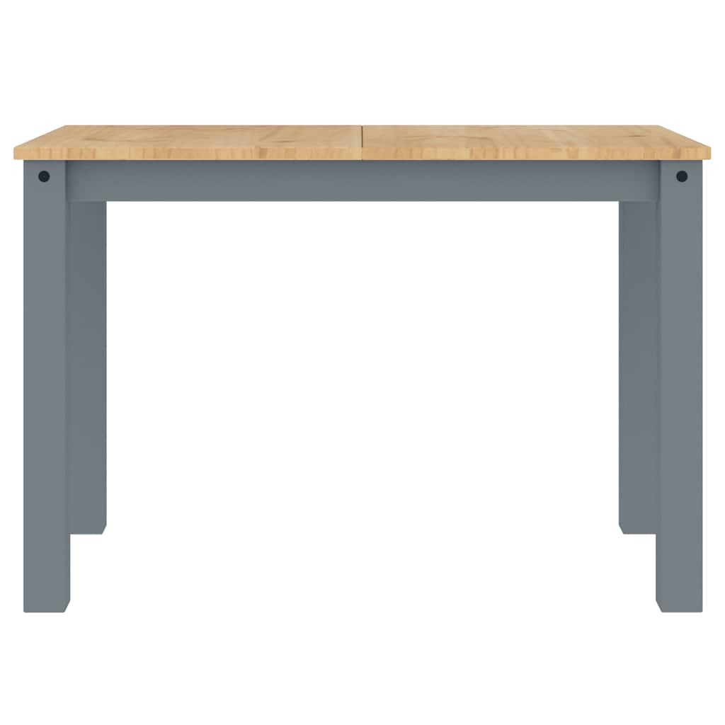 Ensemble à manger PANAMA 5 pcs gris bois de pin massif - XIOS