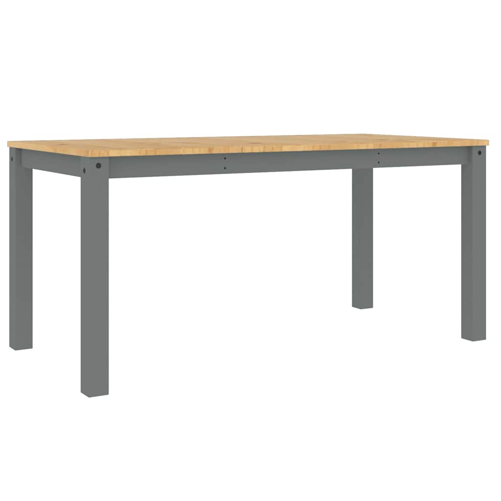 Ensemble à manger PANAMA 4 pcs gris bois de pin massif - XIOS