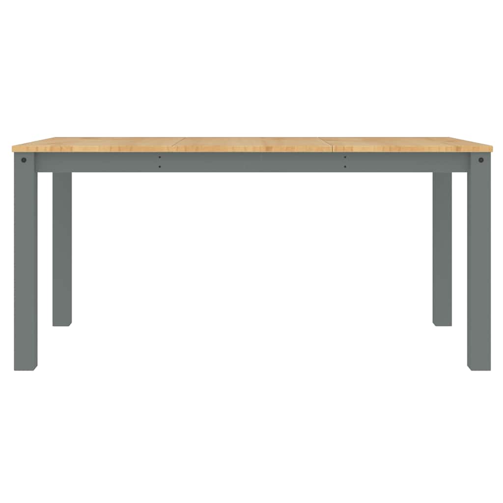 Ensemble à manger PANAMA 4 pcs gris bois de pin massif - XIOS